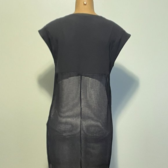 ZARA  mesh -  mini dress - black/white - size small - Picture 3 of 7